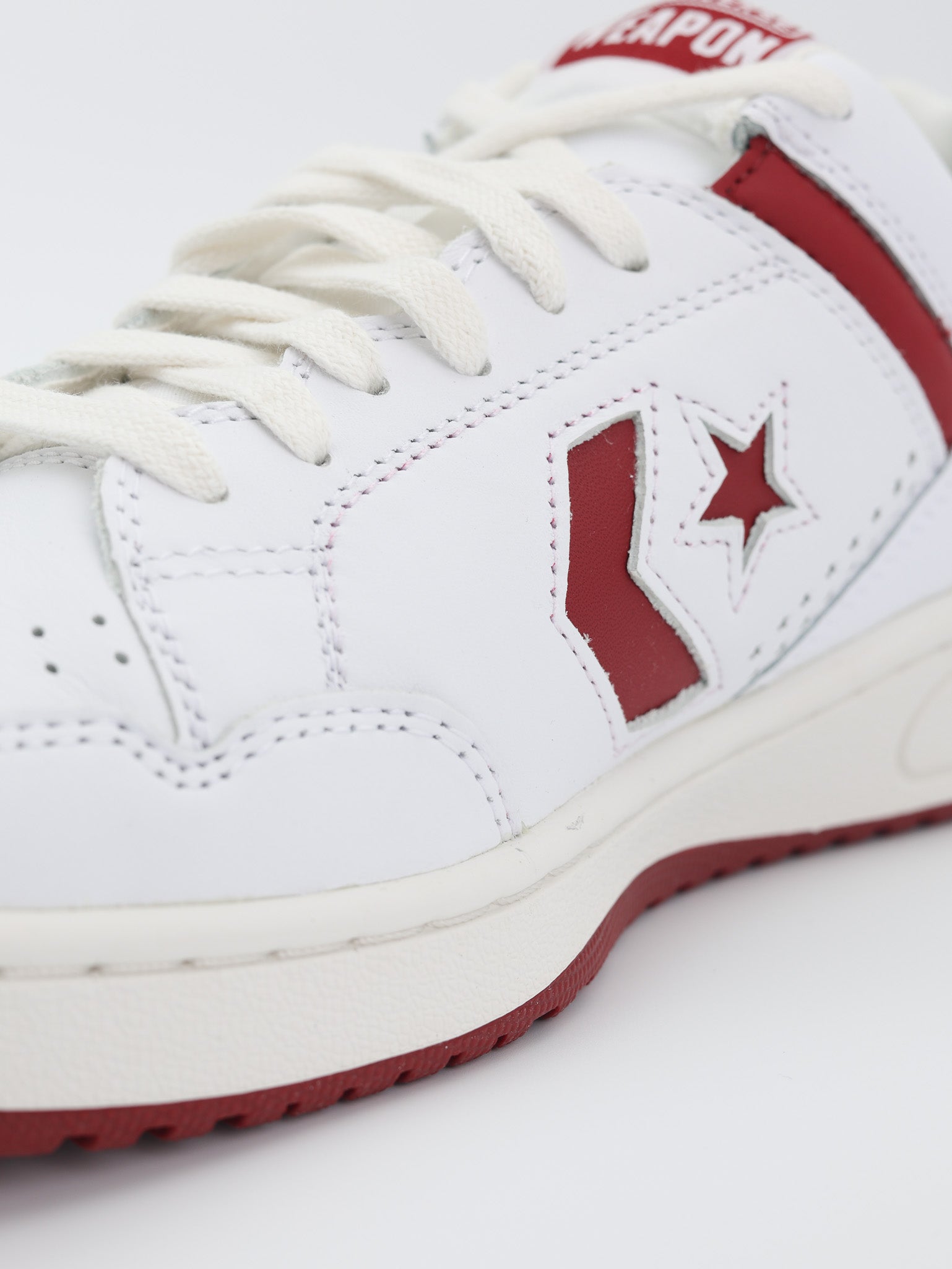 Converse Sneaker Weapon Basketball Ox White-Park Red